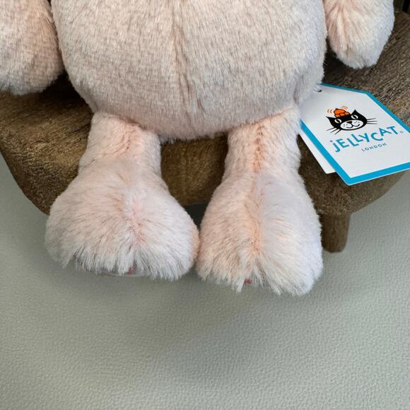 Jellycat Blush Bunny Cherry Small FAST SHIP NEW Jellycat Bashful Bunny - Picture 4 of 9